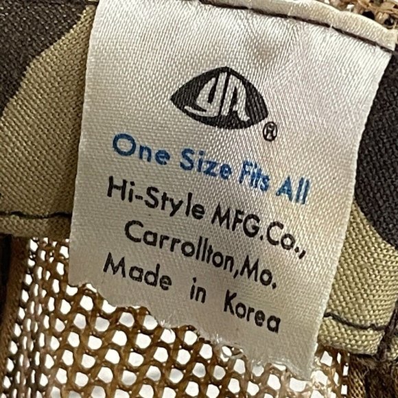 Vtg North American Hunting Club Member Patch Snapback Mesh Hat - Camo - Picture 4 of 4